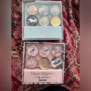 Inspirational glass magnets